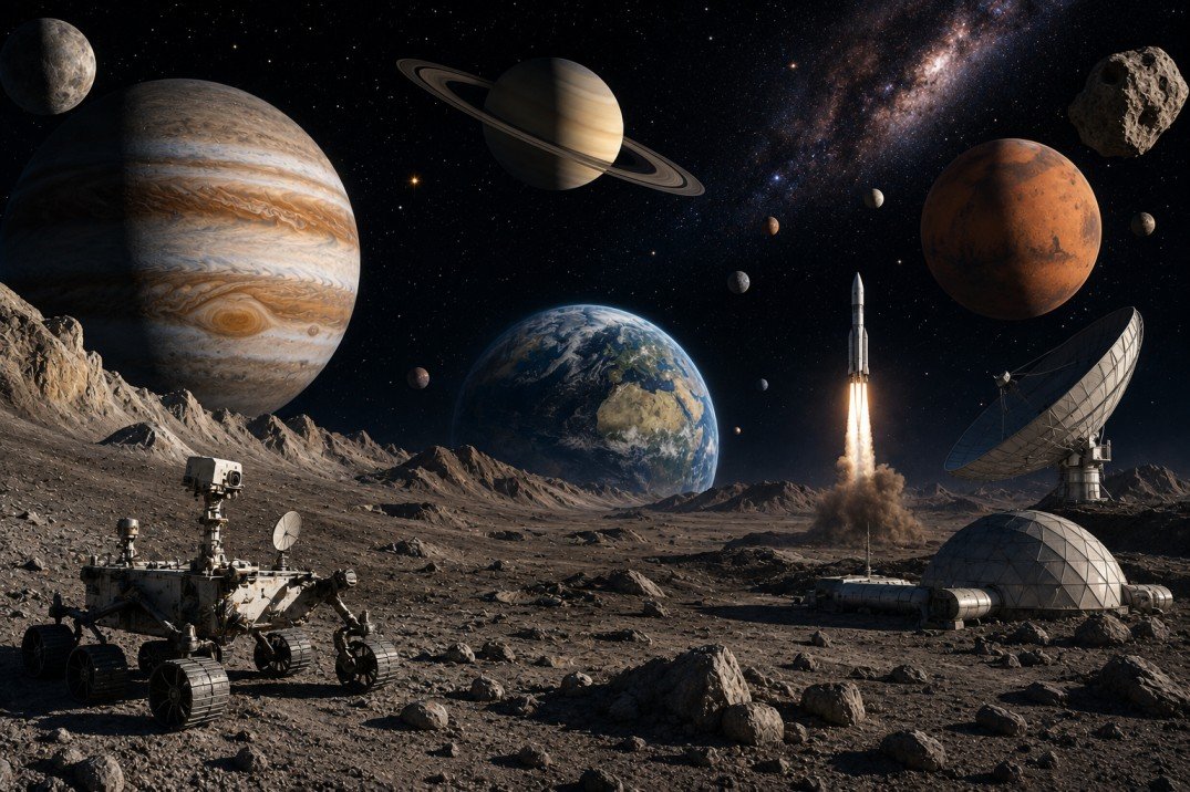13.	Planetary Geology & Space Exploration