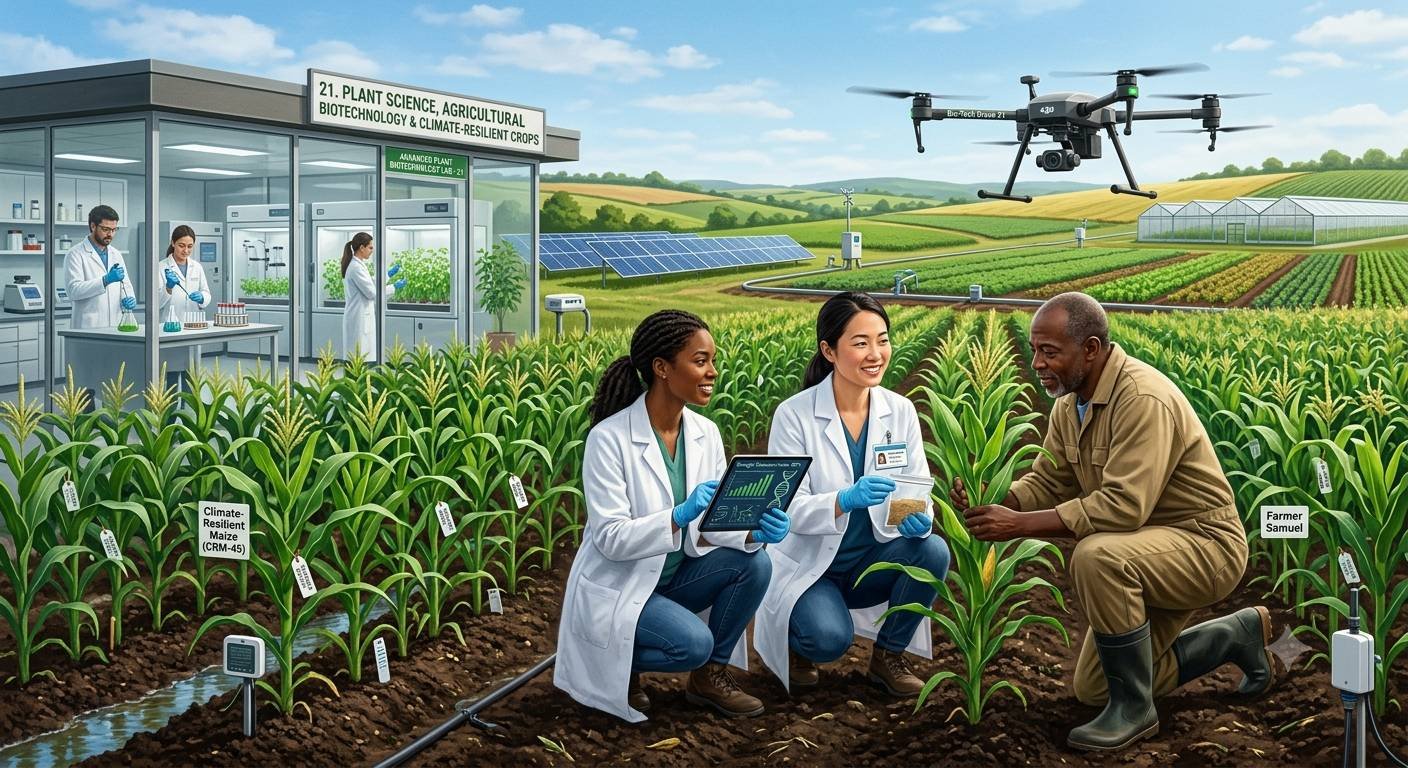 21. Plant Science, Agricultural Biotechnology & Climate-Resilient Crops